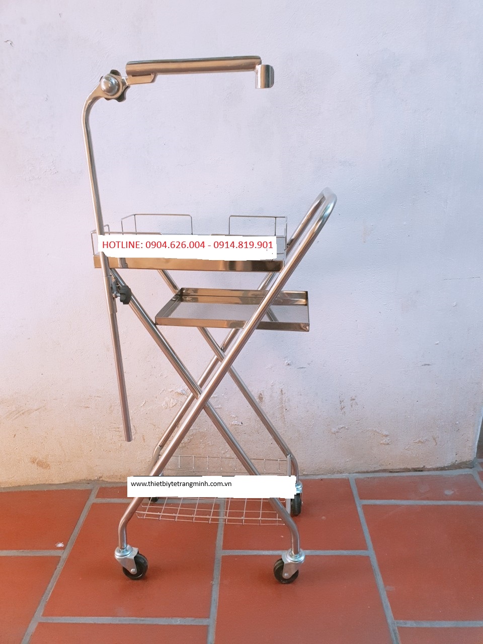 XE ĐẨY MÁY ĐIỆN TIM INOX