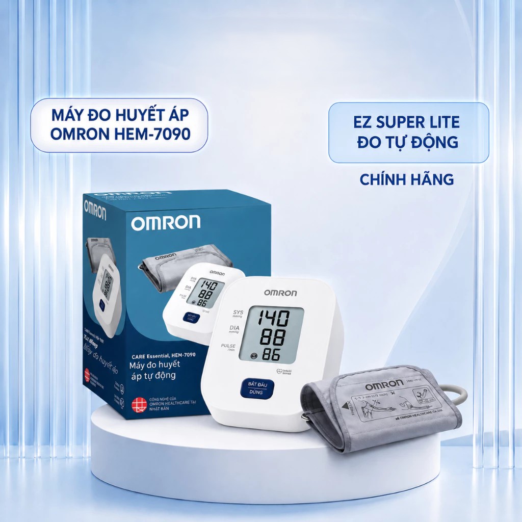 Máy đo huyết áp điện tử Omron EZ HEM-7090