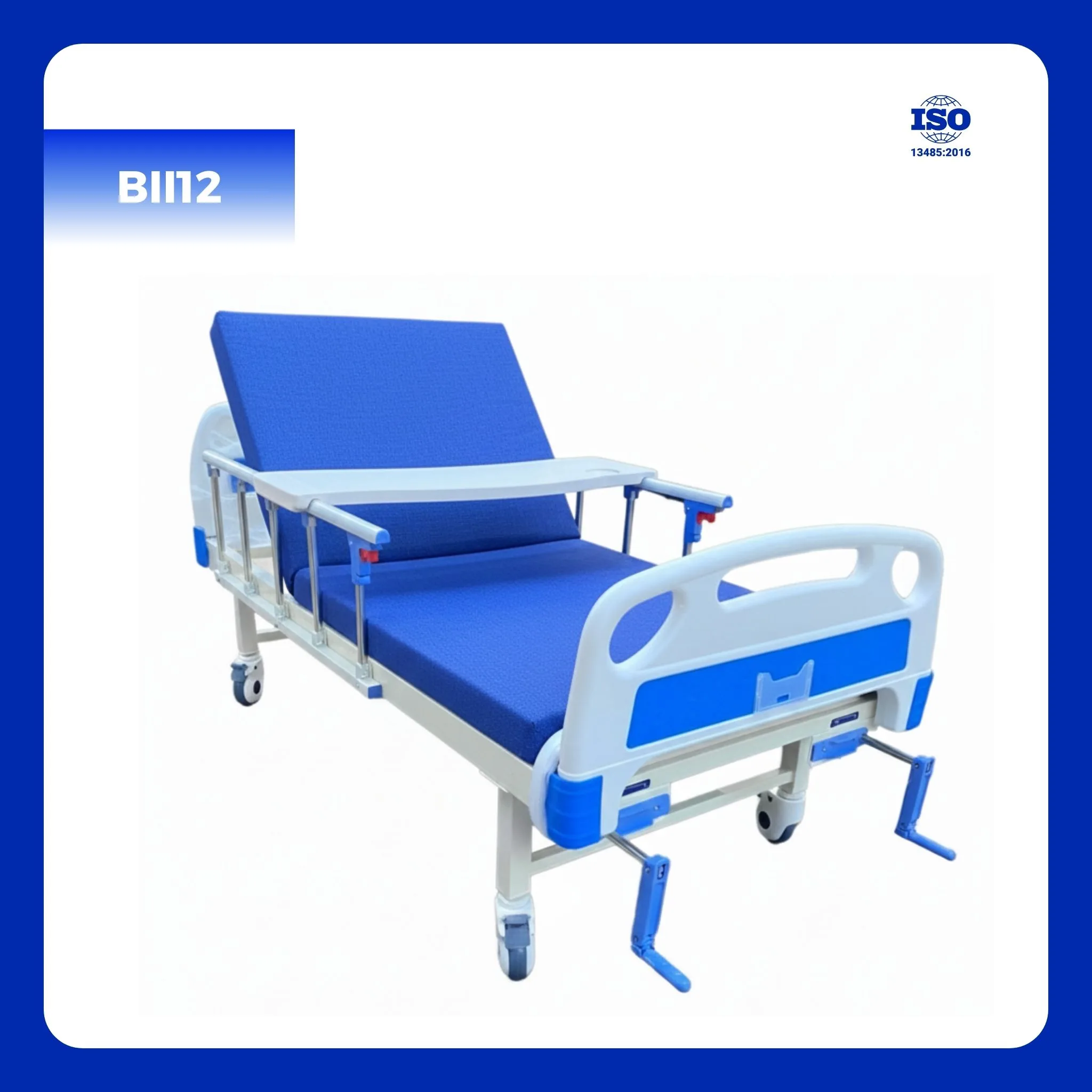 Giường y tế 2 tay quay không bô OROMI BII12