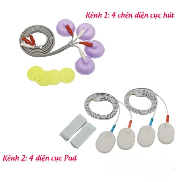 Máy điện xung trị liệu Hanil H-3000 (có giác hút) - Ảnh 2
