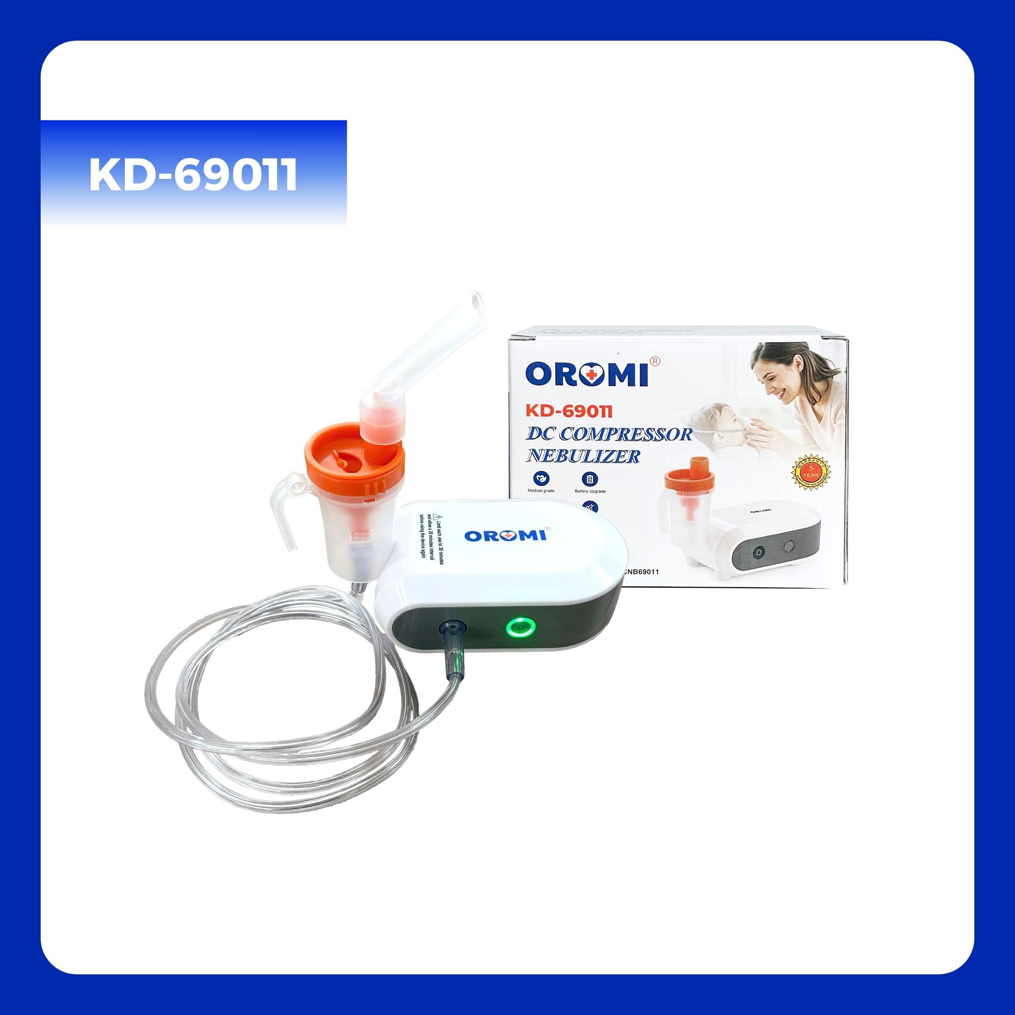 Máy xông khí dung mini OROMI KD-69011 tích hợp pin sạc
