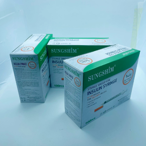 Bơm tiêm tiểu đường Insulin Sungshim Hàn Quốc ( 0,5ml; 1ml) - Ảnh 2