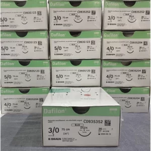 Chỉ phẫu thuật B.Braun Dafilon 3/0, 4/0, 5/0