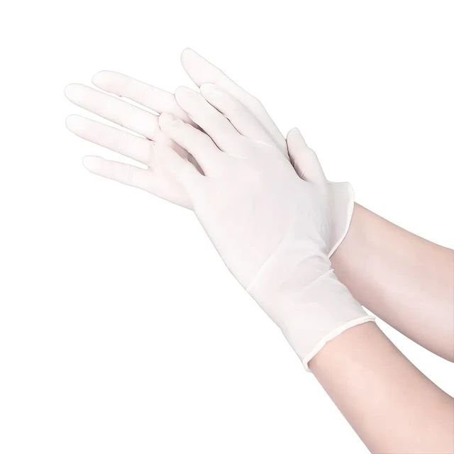 Găng tay y tế Latex có bột - Ảnh 2
