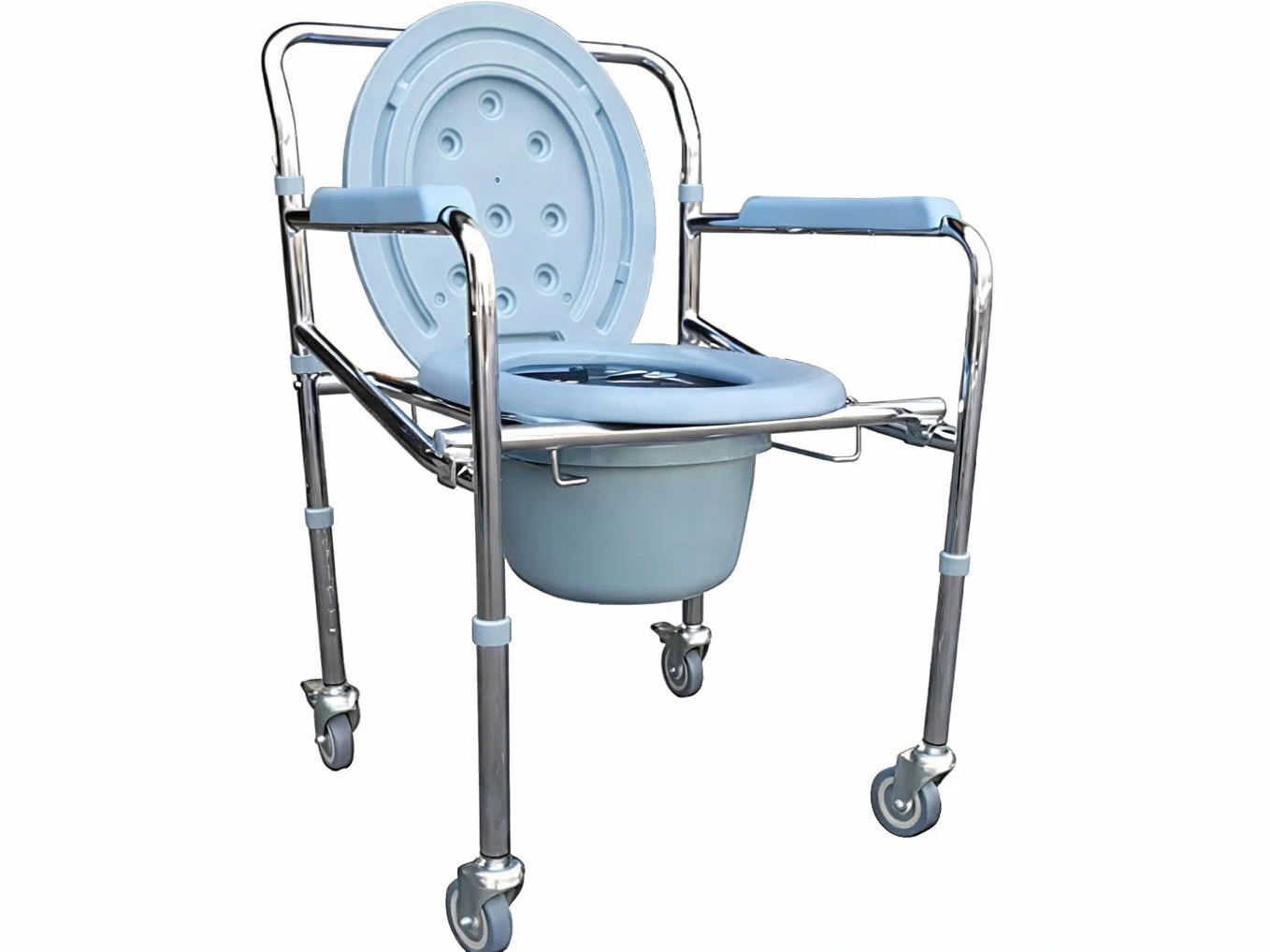Ghế bô vệ sinh inox gấp gọn