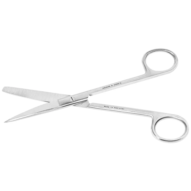 Kéo thẳng 1 lưỡi tù, 1 lưỡi nhọn - Ảnh 3
