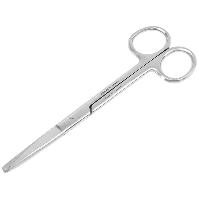 Kéo thẳng 1 lưỡi tù, 1 lưỡi nhọn