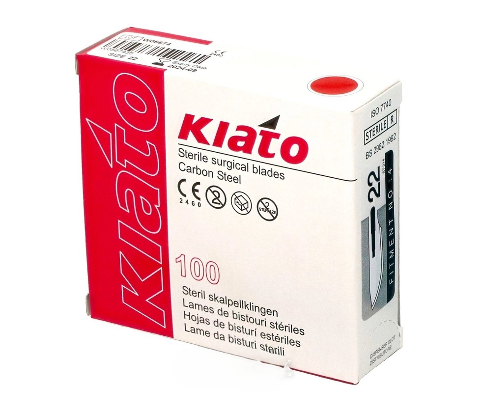 Lưỡi dao mổ KIATO các số 10, 11,12,15, 20, 21, 22, 23, 24