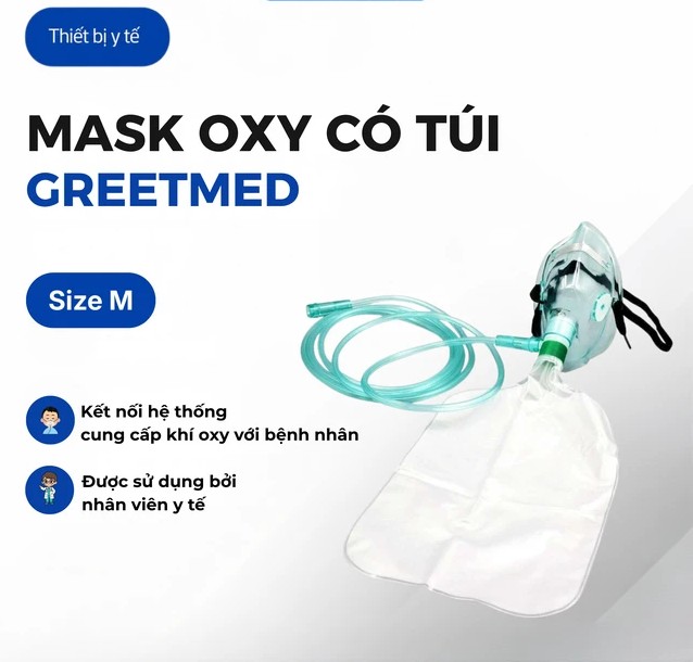 Mặt nạ Oxy có túi - Ảnh 2