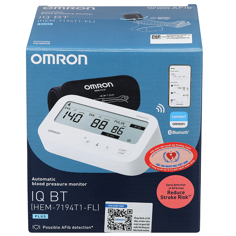 Máy đo huyết áp Omron IQ BT (HEM-7194T1-FL)
