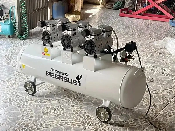 Máy nén khí không dầu Pegasus TM-OF1100x3-180L - 4.5HP - Ảnh 3