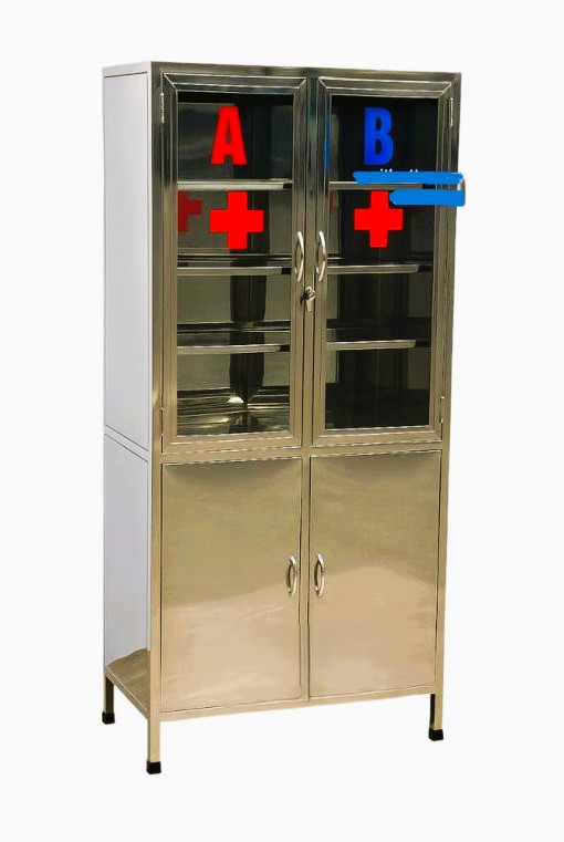 Tủ thuốc y tế ngăn độc AB