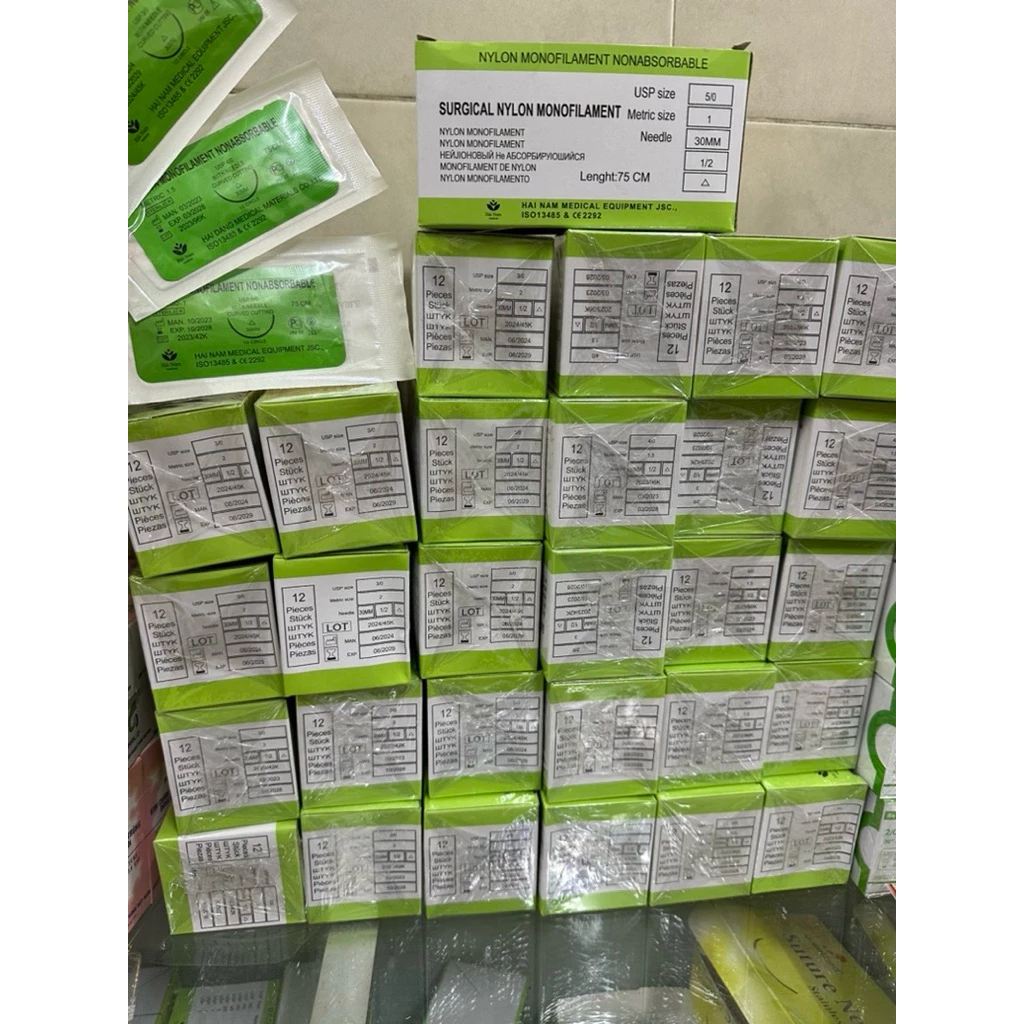Chỉ khâu phẫu thuật không tiêu Surelon SUREMED các số 1/0, 2/0, 3/0, 4/0, 5/0, 6/0 - Ảnh 4