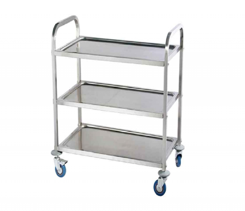 Xe tiêm inox 3 tầng (Xe đẩy 3 tầng) - Ảnh 2